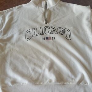 White Chicago 1977 Sweatshirt